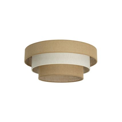 Plafonieră WENTA 1xE27/60W/230V Ø 50 cm iută/crem