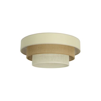 Plafonieră WENTA Ø 50 cm, 1x E27, 60W, 230V, bej/jută
