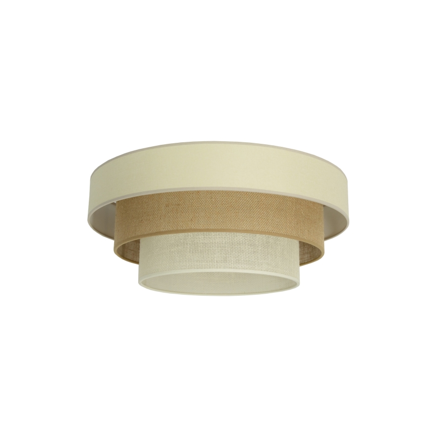 Plafonieră WENTA Ø 50 cm, 1x E27, 60W, 230V, bej/jută