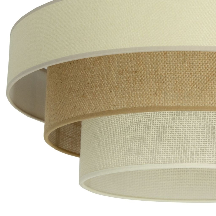 Plafonieră WENTA Ø 50 cm, 1x E27, 60W, 230V, bej/jută