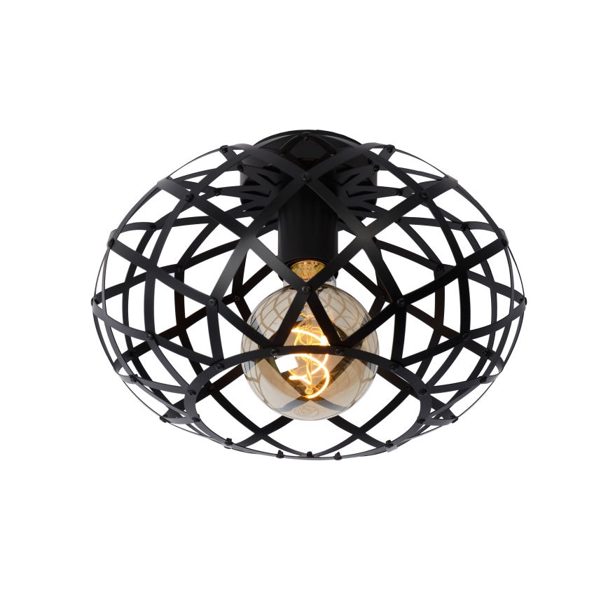 Plafonieră WOLFRAM 1xE27/40W/230V neagră Lucide 21117/30/30