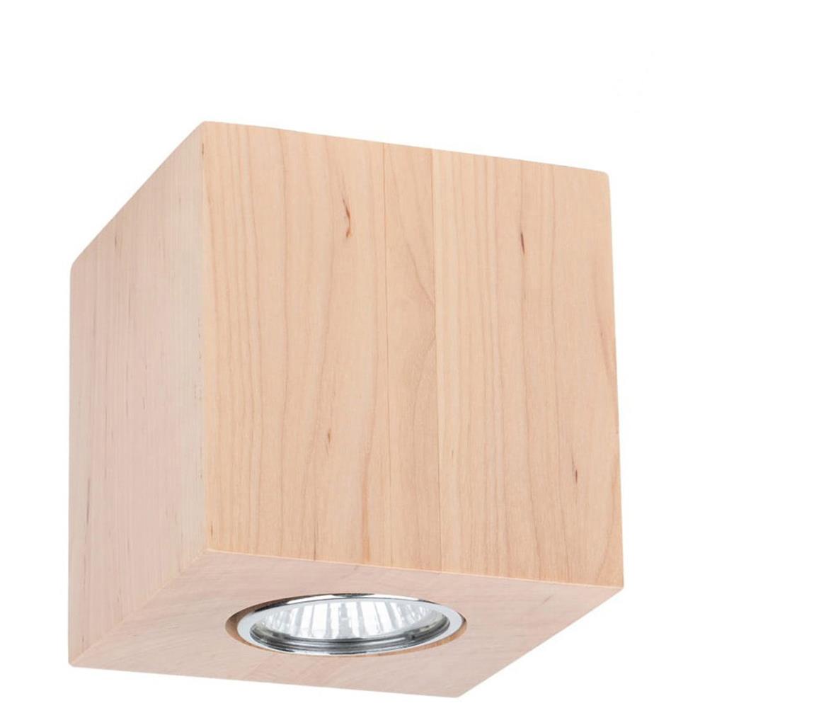 Spot-Light 2576160 - Plafonieră WOODDREAM 1xGU10/6W/230V