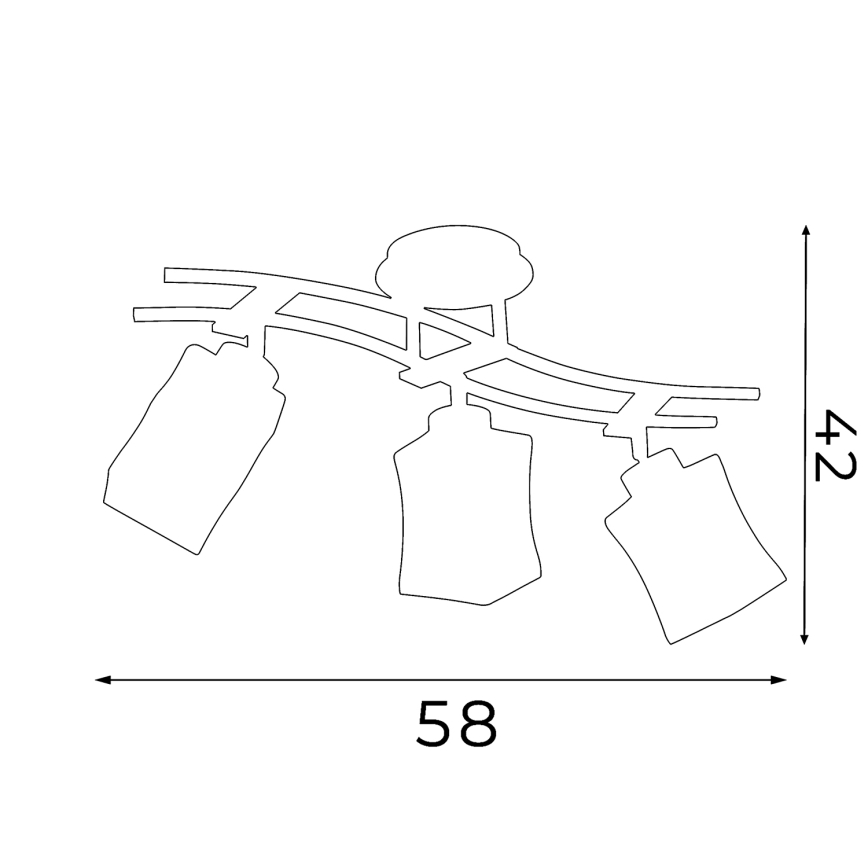 Plastydip DERBY 3xE27/60W/230V