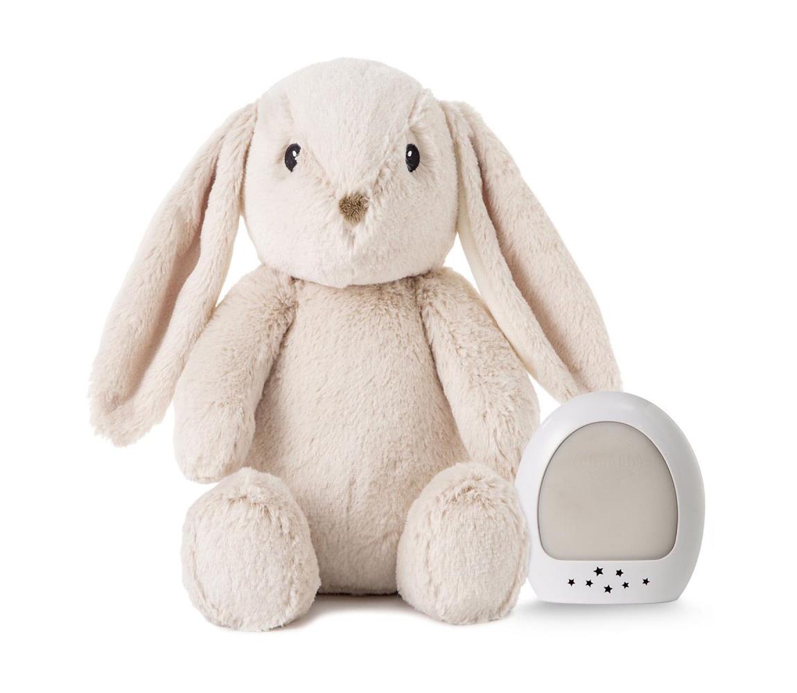 Pluș de îmbrățișat cu melodii și lumină + USB iepuraș Cloud B