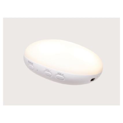 Pluș de îmbrățișat cu sunete și lumină Moonie iepuraș 2.0 sky