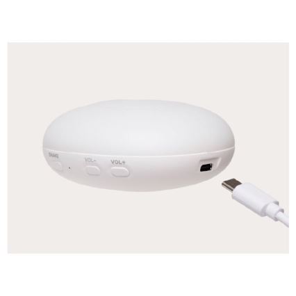 Pluș de îmbrățișat cu sunete și lumină Moonie iepuraș 2.0 sky