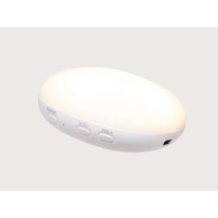 Pluș de îmbrățișat cu sunete și lumină Moonie ursuleț 2.0 organic polar