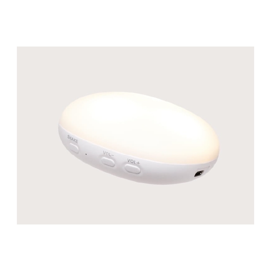 Pluș de îmbrățișat cu sunete și lumină Moonie ursuleț 2.0 silver