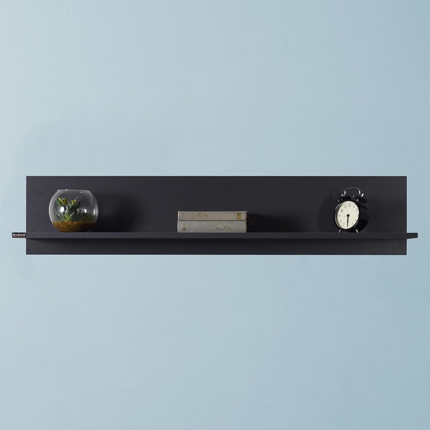 Poliță de perete 25x120 cm antracit