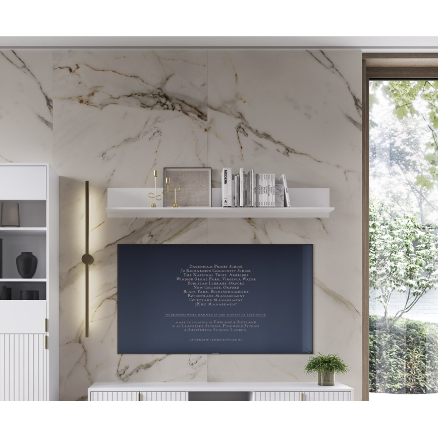 Poliță de perete FLOP, albă