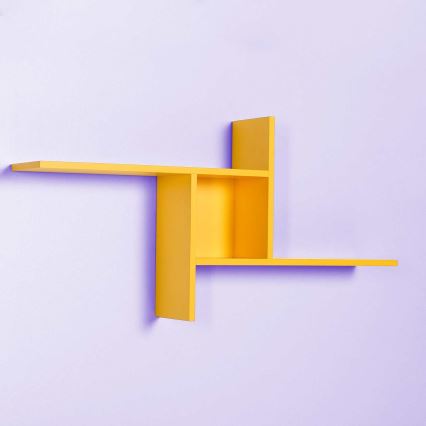 Raft de perete galben 50x100 cm