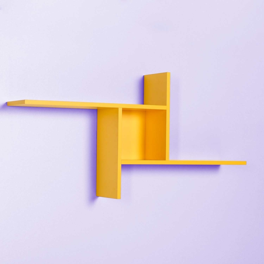 Raft de perete galben 50x100 cm
