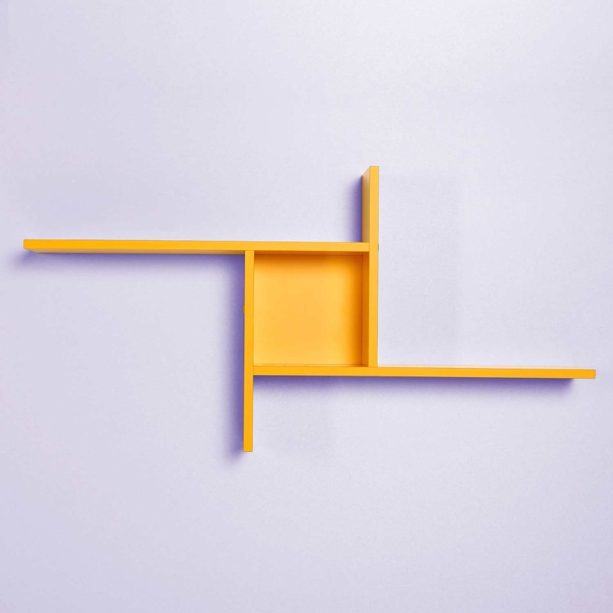 Raft de perete galben 50x100 cm