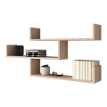 Poliță de perete TRIO 119x55x18 cm stejar Sonoma