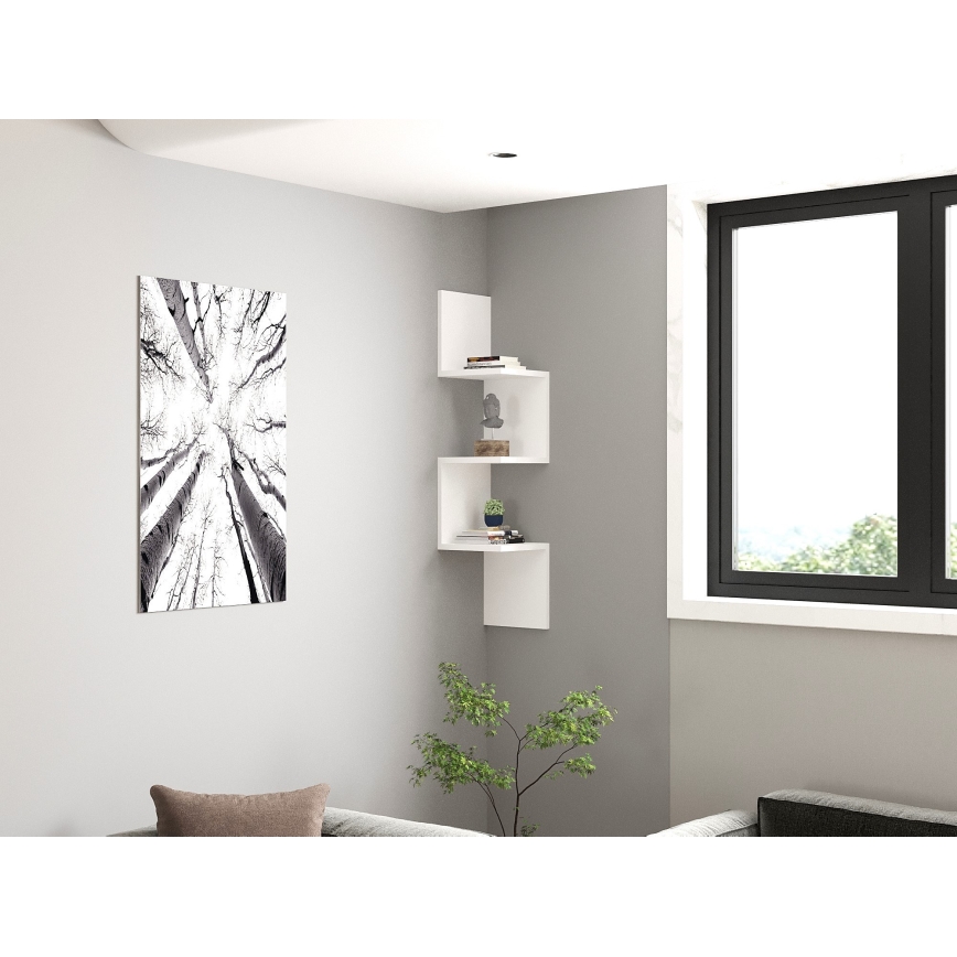 Poliță NUVIA albă