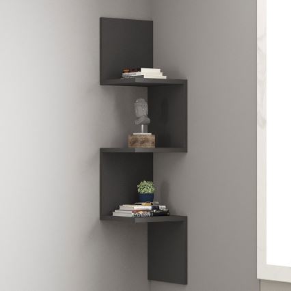 Poliță NUVIA antracit