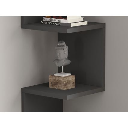 Poliță NUVIA antracit