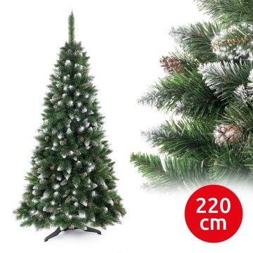 Pom de Crăciun CRISTAL SILVER 220 cm pin