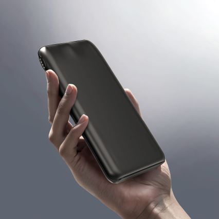 Power Bank 10000 mAh 10W Power Delivery 2xUSB-C + 1xUSB-A negru
