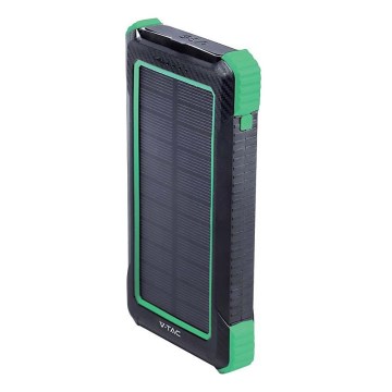 Power Bank solară Power Delivery 10000mAh/10W/5V negru