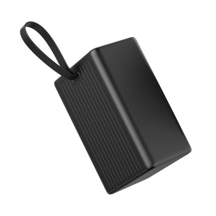 Powerbank 8000 mAh cu Power Delivery, 4x USB-A + 2x USB-C, lanternă LED și cablu USB-C 1 m, negru