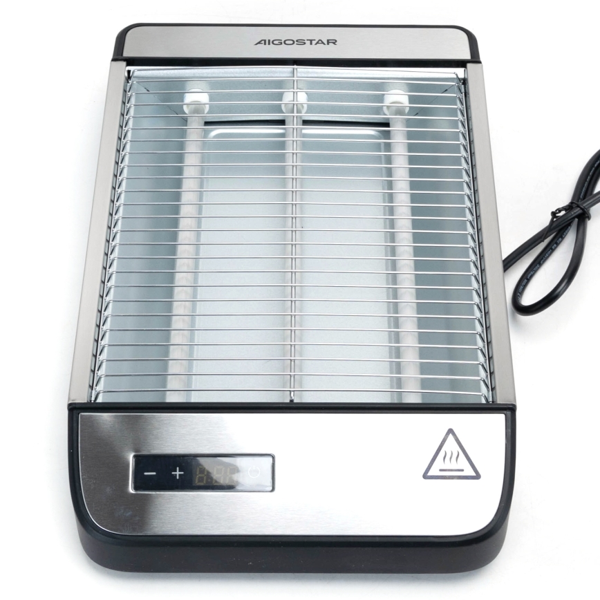 Prăjitor de pâine Aigostar 840-1000W/230V crom mat