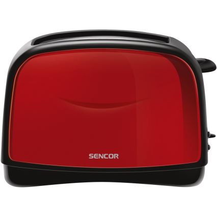 Prăjitor de pâine cu două fante 850W/230V roșu Sencor