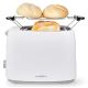 Prăjitor de pâine cu două fante și funcție de încălzire 750W/230V alb