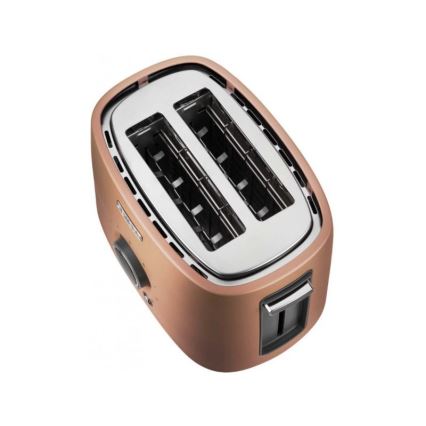 Prăjitor de pâine cu două fante și funcție de încălzire Sencor 1000W/230V cupru