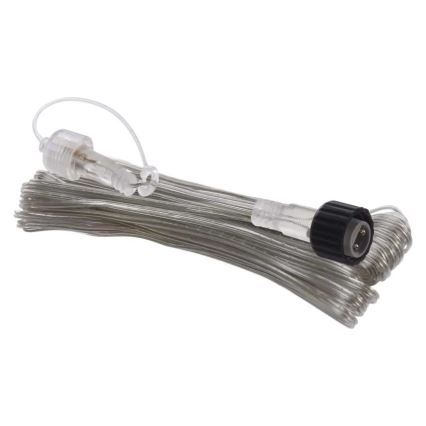 Prelungitor exterior transparent pentru șiruri luminoase, 10 m, IP44