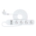 Prelungitor inteligent cu întrerupător 4Z + 2xUSB-A+1xUSB-C 1,5m Wi-Fi Tuya alb