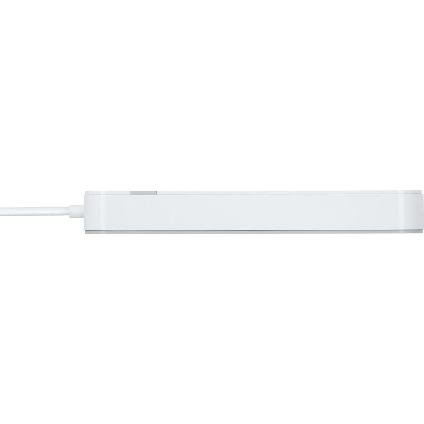 Prelungitor inteligent cu întrerupător 4Z + 2xUSB-A+1xUSB-C 1,5m Wi-Fi Tuya alb