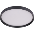Prezent 17317 - Plafonieră LED dimabilă MAYSA, LED/72W/230V, 3000/4000/6000K, Ø 77 cm, neagră