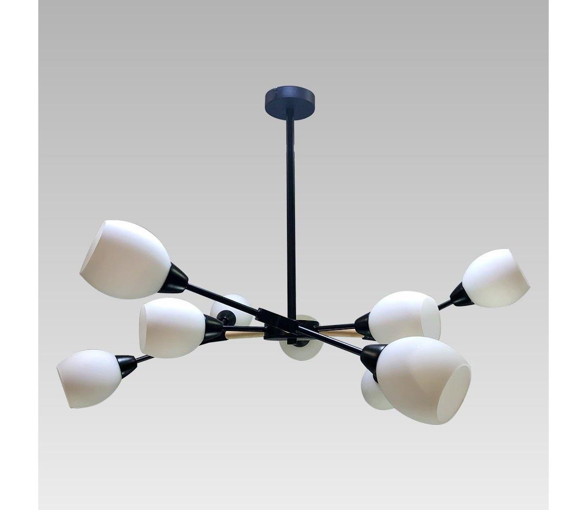 Prezent 18301 - Lustră pe tijă CITTERIO 9xE14/40W/230V