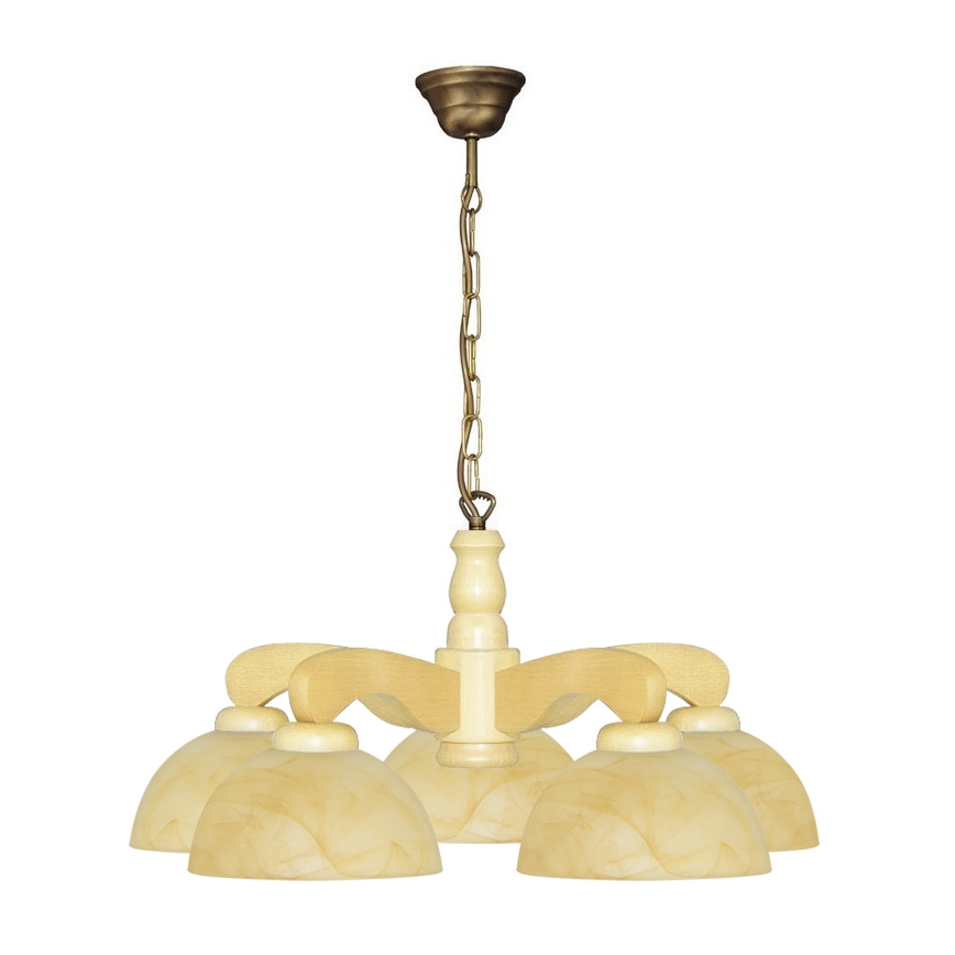 Prezent 34042 - Geam de schimb pentru candelabru și aplica de perete TEMIDA E27