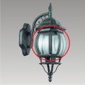 Prezent 39001 - Geam de schimb pentru corpul de iluminat exterior PRINZ E27