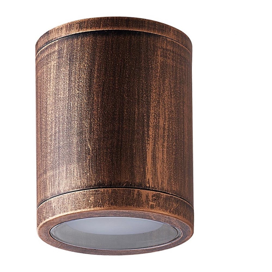 Prezent 48333 - Lampă spot exterior MOPTI 1xE27/12W/230V bronz IP54