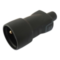 Priză cauciucată 2P+T 16A/250V IP44 neagră Legrand 50446