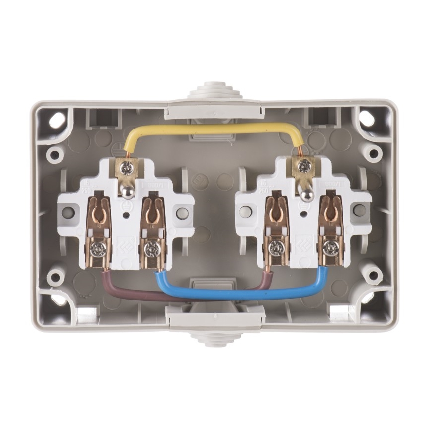 Priză de exterior FRENCH 250V/16A IP44 2Z