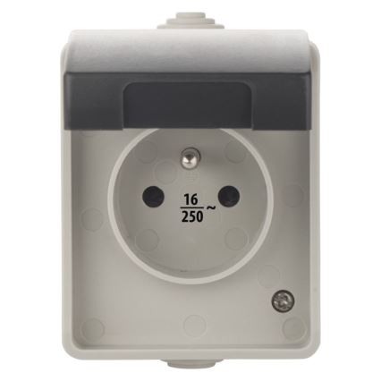 Priză de exterior FRENCH 250V/16A IP54