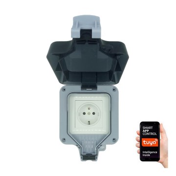 Priză de exterior NEO LITE Smart 1x230V IP65 Wi-Fi Tuya Immax NEO 07708L
