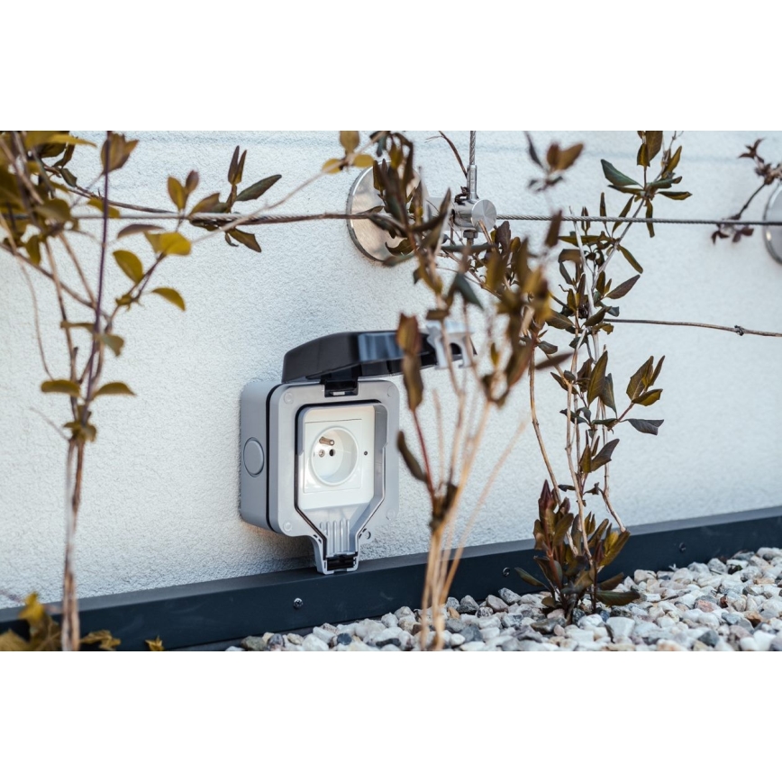 Priză de exterior NEO LITE Smart 1x230V IP65 Wi-Fi Tuya Immax NEO 07708L