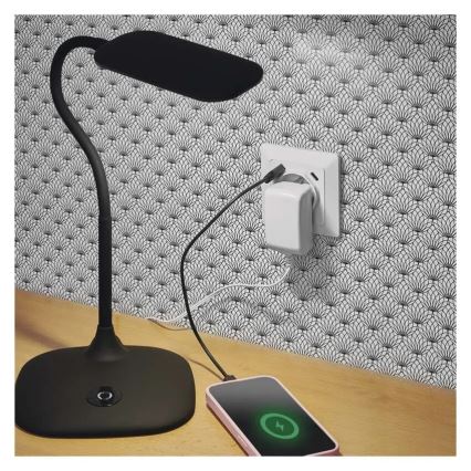 Priză de perete cu porturi USB-A și USB-C