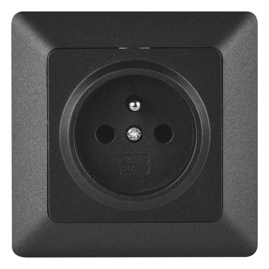 Priză electrică 250V/16A antracit