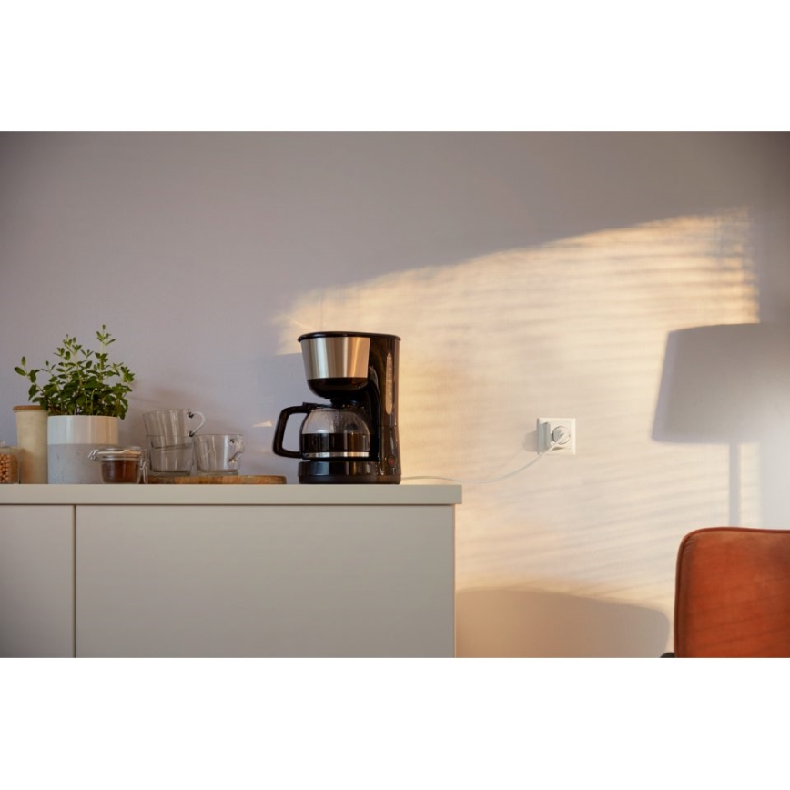 Priză inteligentă F 2300W + contor de energie Wi-Fi WiZ