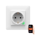 Priză inteligentă SMART 3680W/230V/16A Wi-Fi Tuya