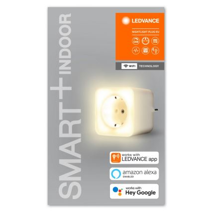 Priză LED inteligentă dimabilă cu iluminat SMART+ PLUG 3680W Wi-Fi Ledvance