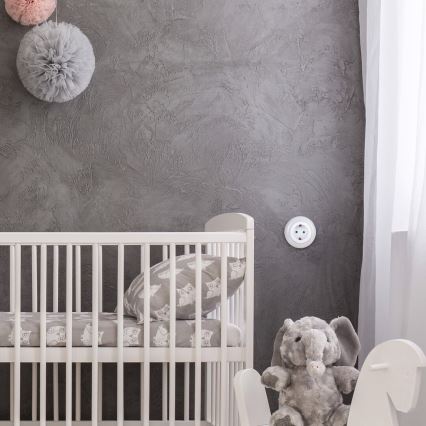 Priză LED RGB cu iluminare Rabalux LED/0,54W/230V 3000K