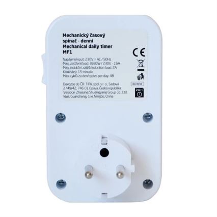 Priză programabilă mecanică 16A/230V