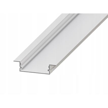 Profil încastrat pentru benzi LED, 1 m, alb